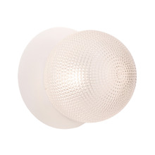 Lassie Diamond Cut Glass Warm White LED Outdoor Wall Light